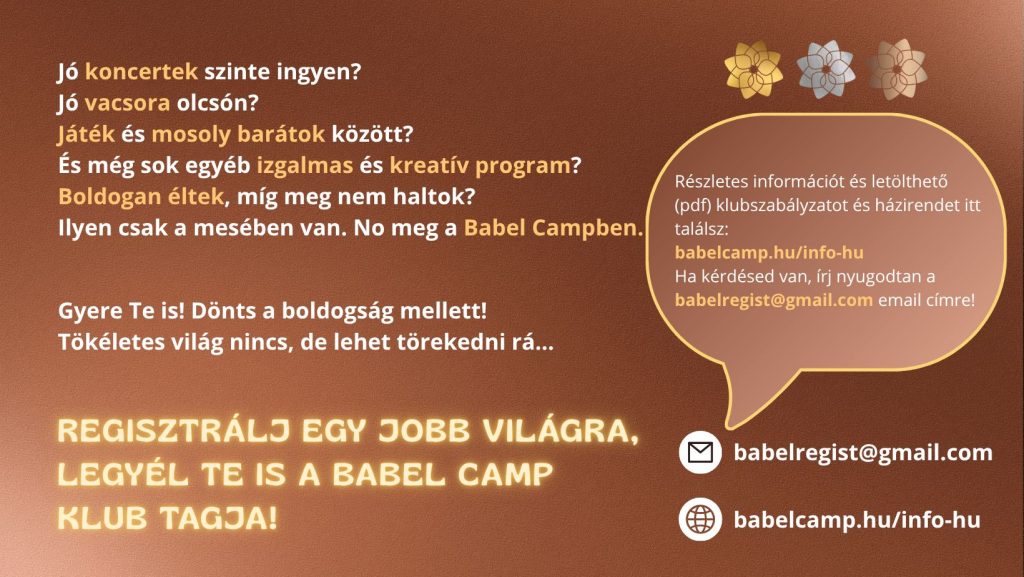 Klubtagság hirdetés 2